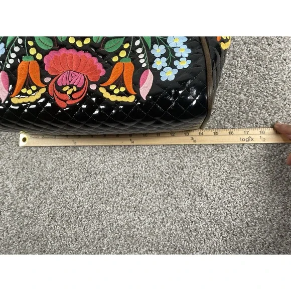 Consuela La Reina Classic Tote with Floral Embroidery and Multicolor Straps - Picture 12 of 16